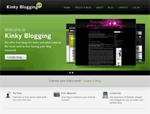 Tablet Screenshot of kinky-blogging.com